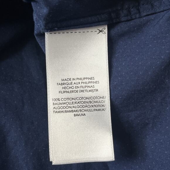 Polo Ralph Lauren Mens Blue Mini Polka Dot Long Sleeve Shirt Size Large - Picture 5 of 7